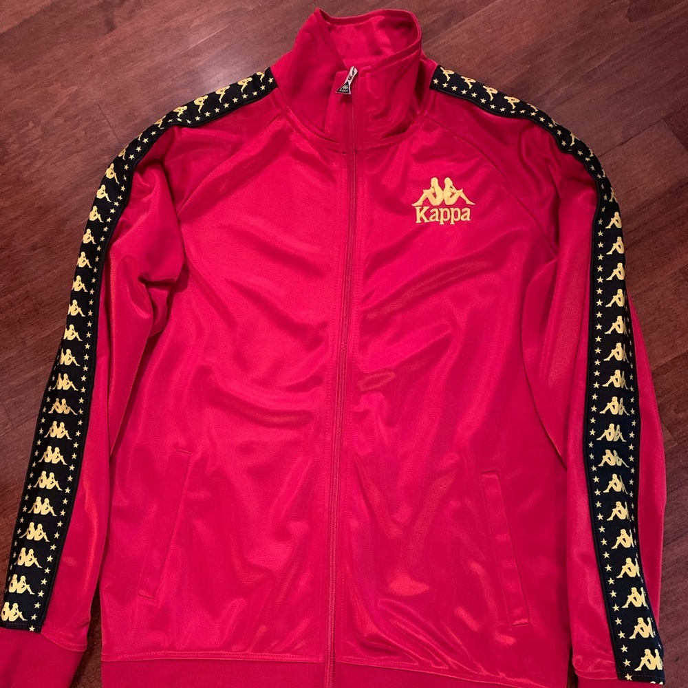 Kappa slim fit jogger suit top